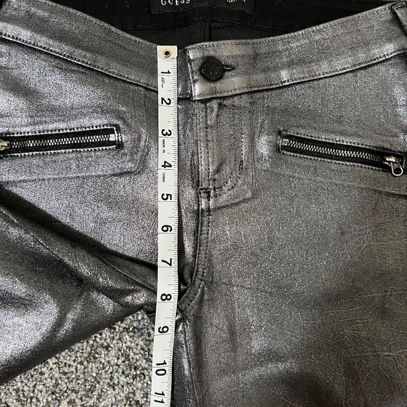 Guess Jeans Los Angeles Silver Denim; Women's size 26, new with tags - Picture 14 of 16